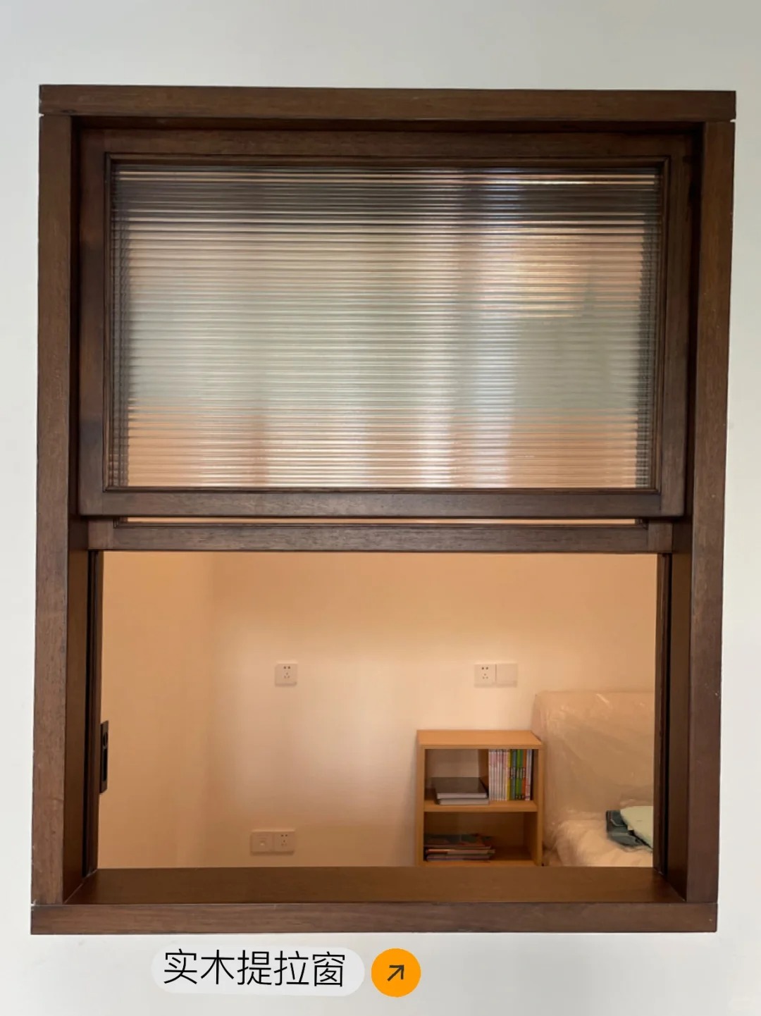 给室内小隔间开了一扇实木提拉窗_1_含序空间设计Studio_来自小红书网页版